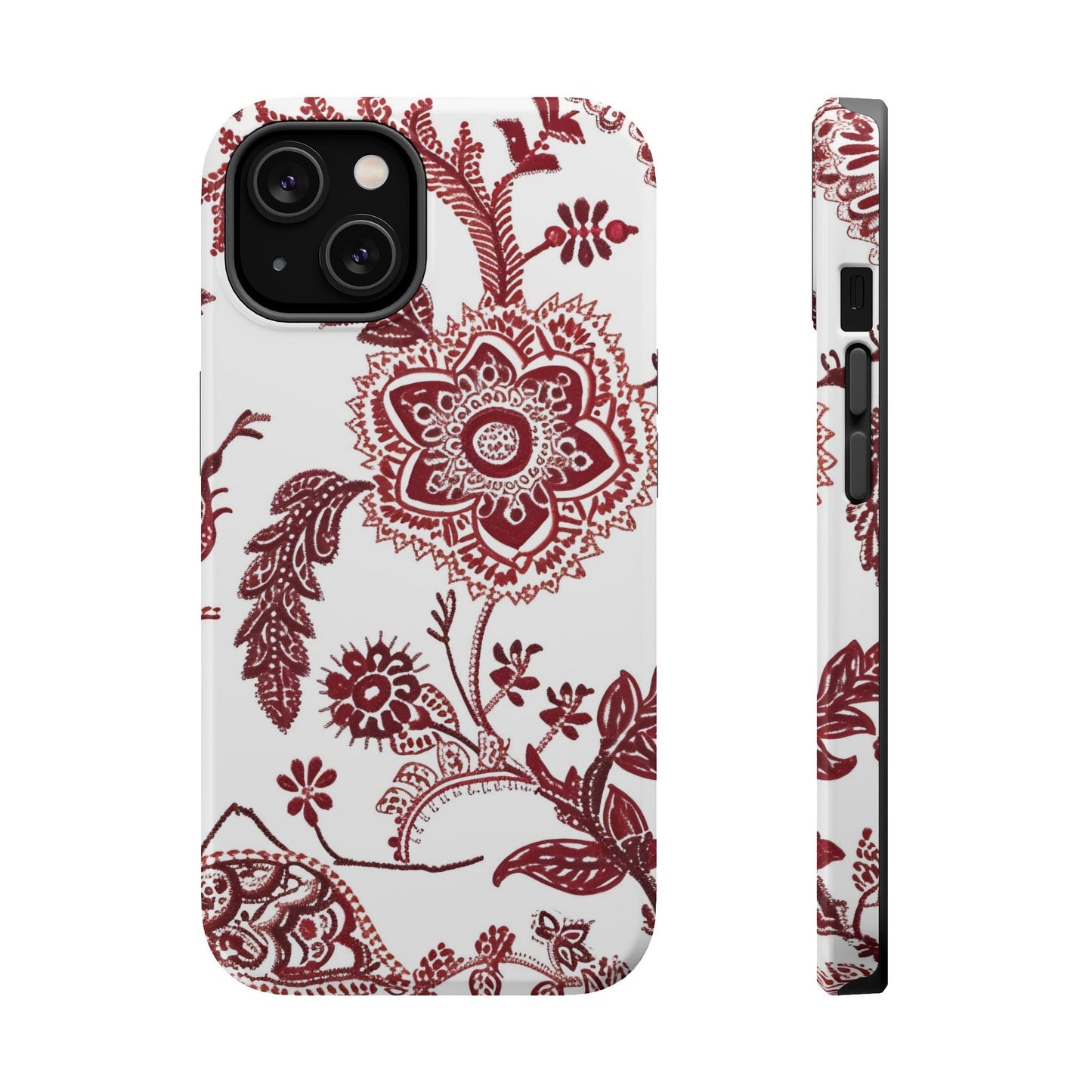 Floral Paisley Magnetic Impact - Resistant Phone Case - DIGITAL X