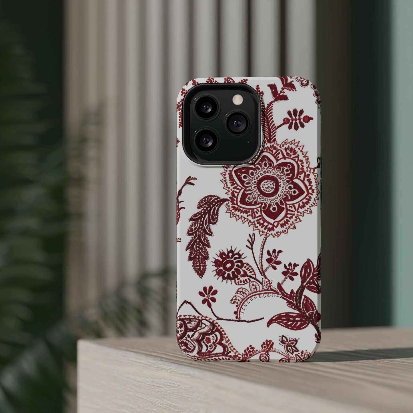 Floral Paisley Magnetic Impact - Resistant Phone Case - DIGITAL X