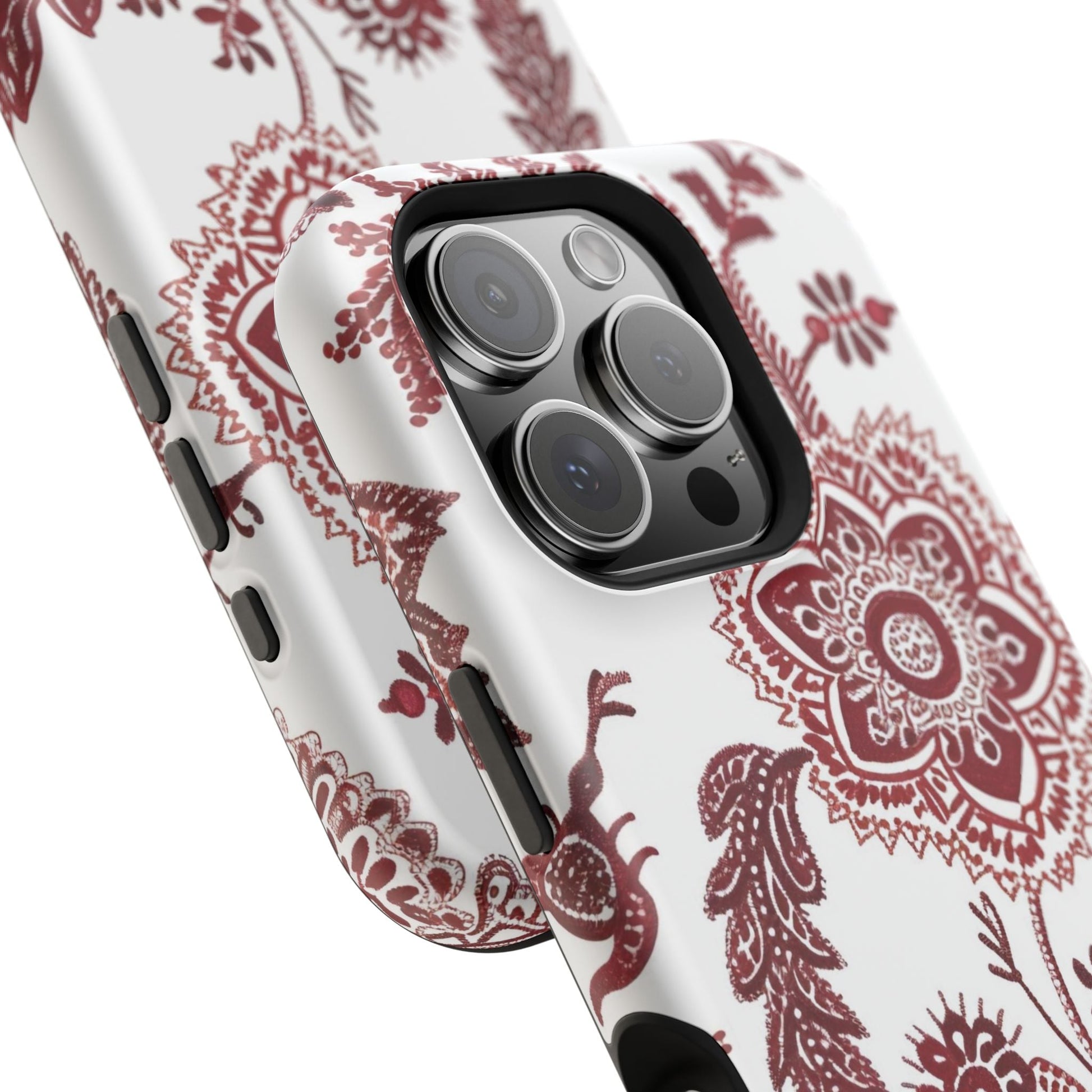 Floral Paisley Magnetic Impact - Resistant Phone Case - DIGITAL X