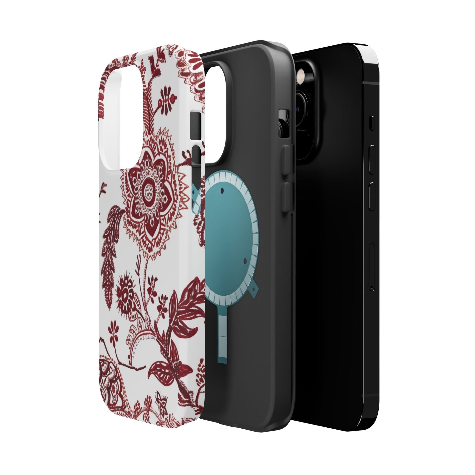 Floral Paisley Magnetic Impact - Resistant Phone Case - DIGITAL X