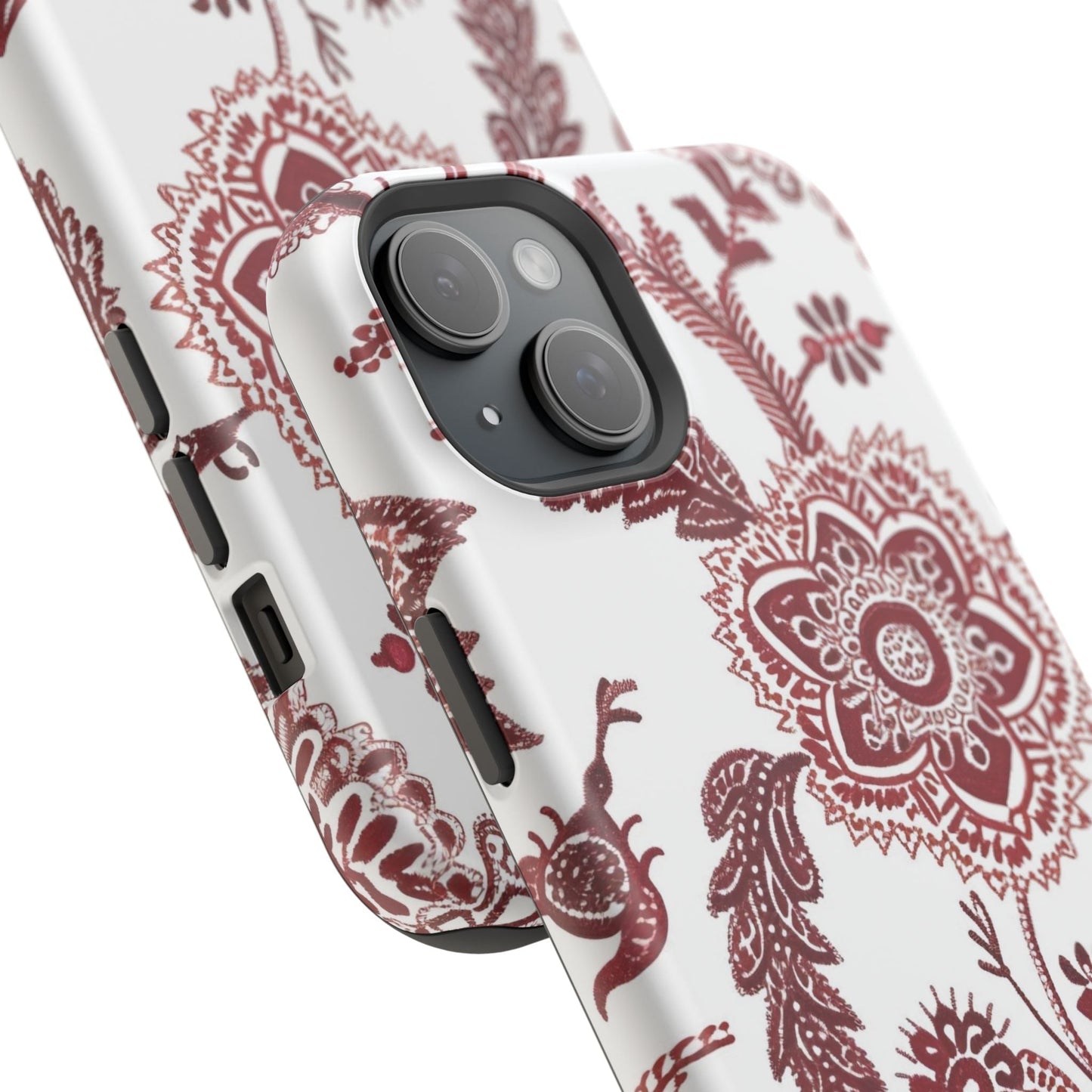 Floral Paisley Magnetic Impact - Resistant Phone Case - DIGITAL X