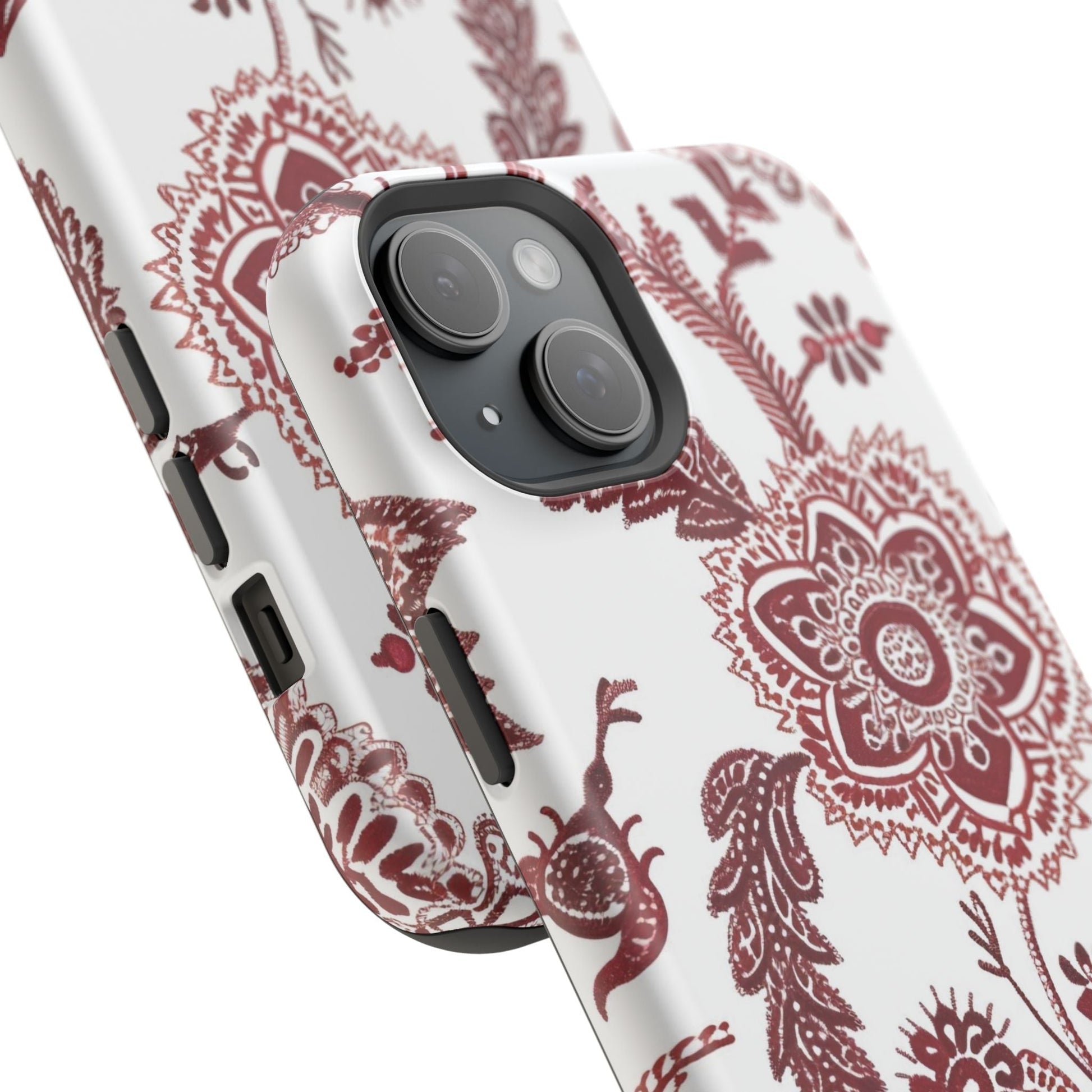 Floral Paisley Magnetic Impact - Resistant Phone Case - DIGITAL X