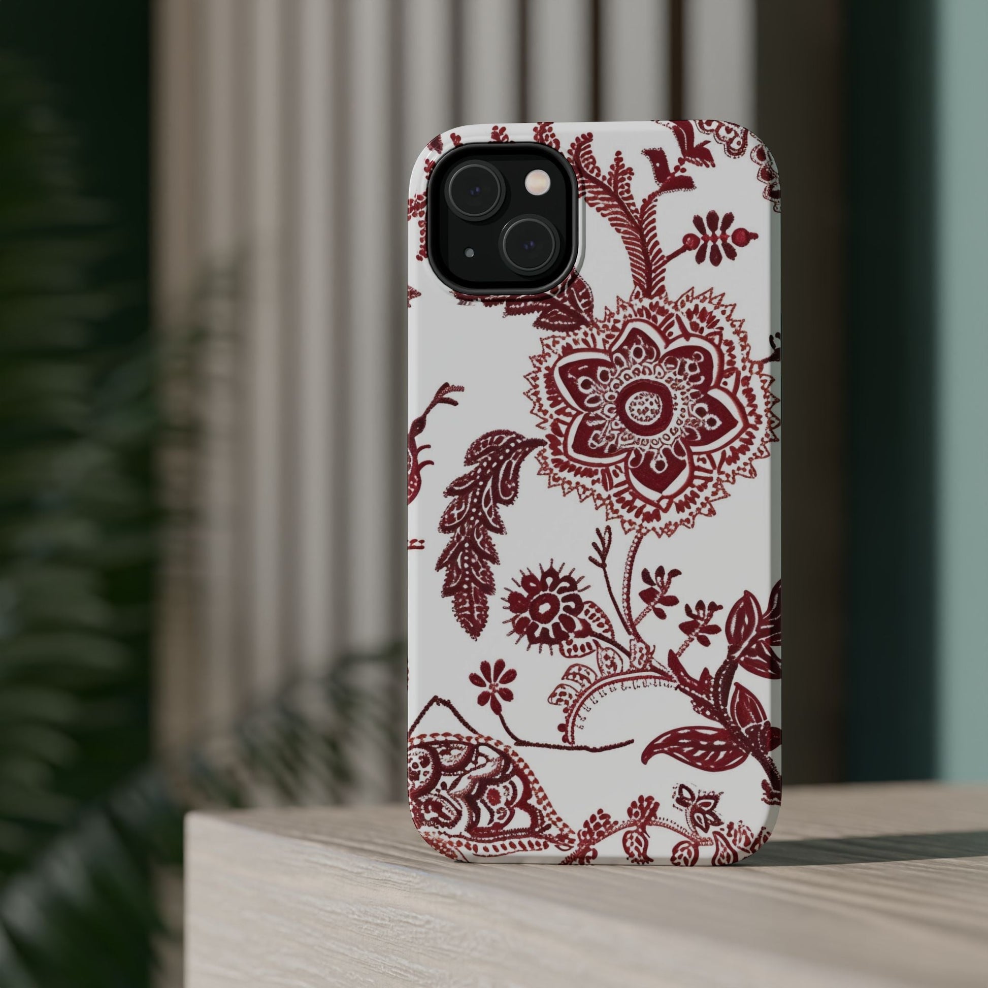 Floral Paisley Magnetic Impact - Resistant Phone Case - DIGITAL X