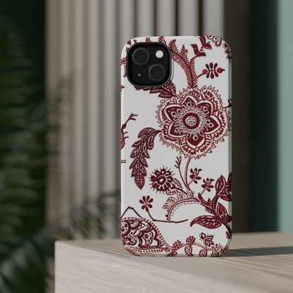 Floral Paisley Magnetic Impact - Resistant Phone Case - DIGITAL X