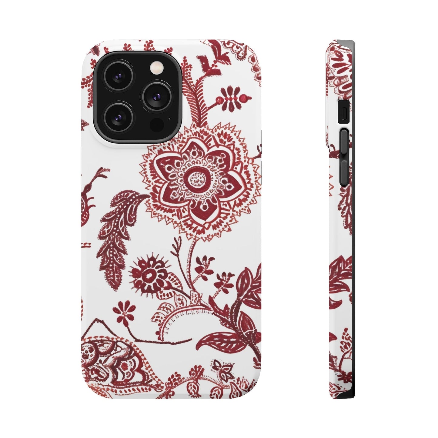 Floral Paisley Magnetic Impact - Resistant Phone Case - DIGITAL X