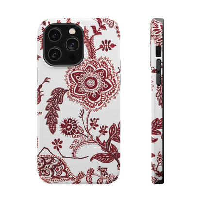 Floral Paisley Magnetic Impact - Resistant Phone Case - DIGITAL X
