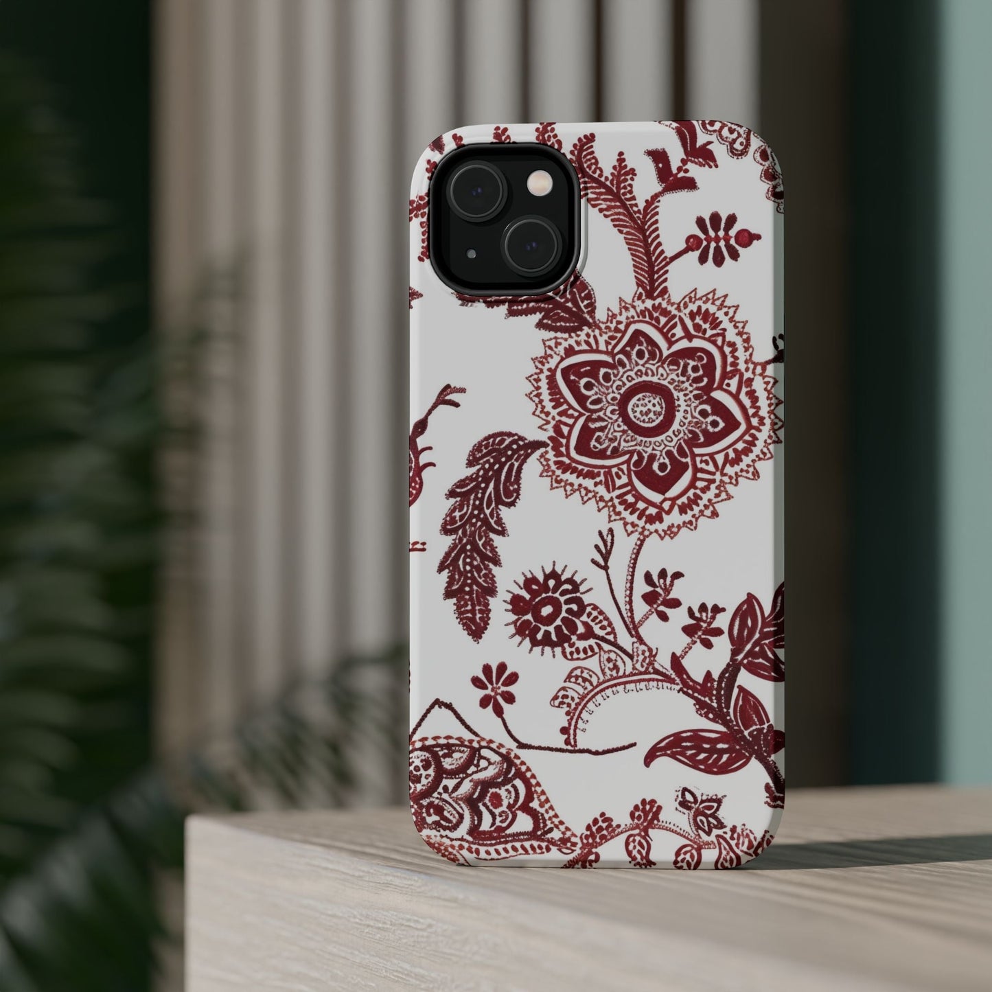 Floral Paisley Magnetic Impact - Resistant Phone Case - DIGITAL X