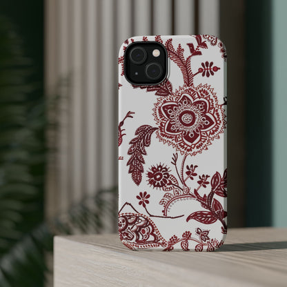 Floral Paisley Magnetic Impact - Resistant Phone Case - DIGITAL X