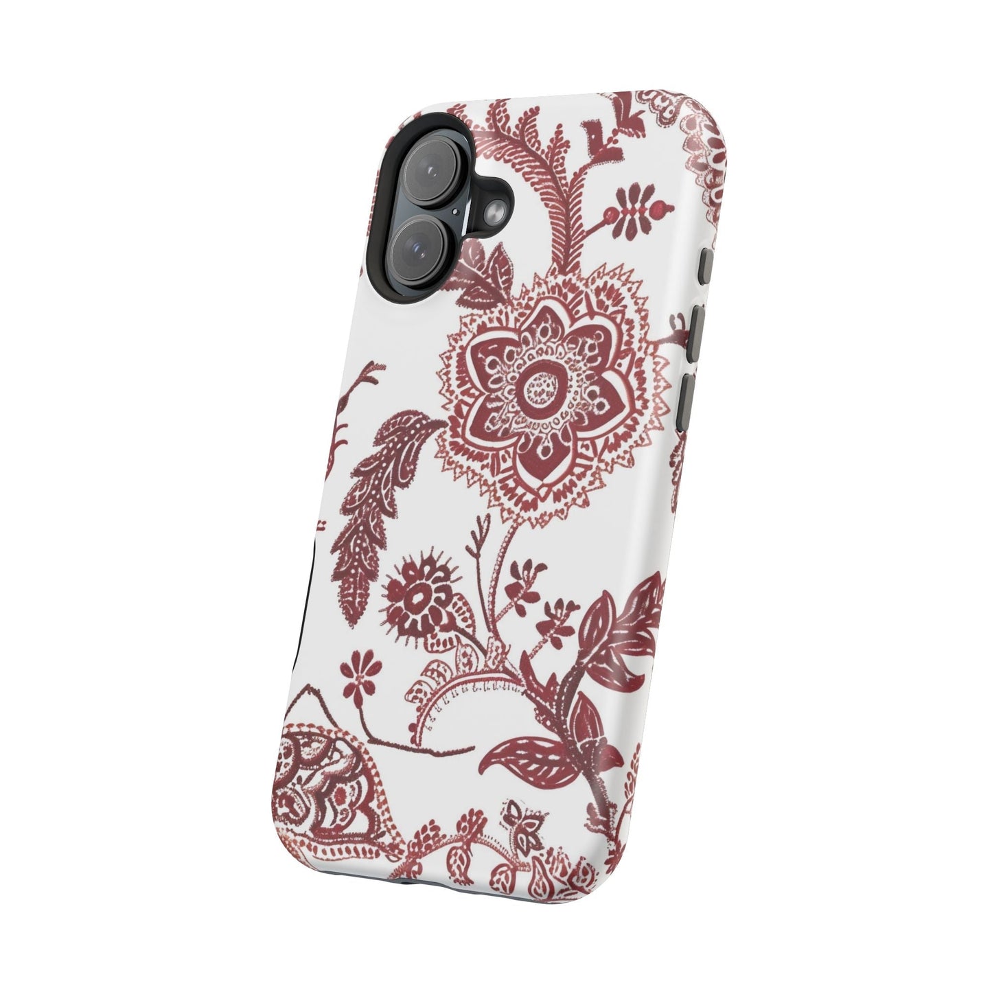 Floral Paisley Magnetic Impact - Resistant Phone Case - DIGITAL X