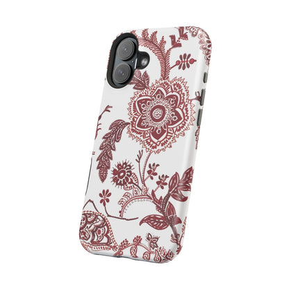 Floral Paisley Magnetic Impact - Resistant Phone Case - DIGITAL X
