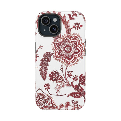 Floral Paisley Magnetic Impact - Resistant Phone Case - DIGITAL X