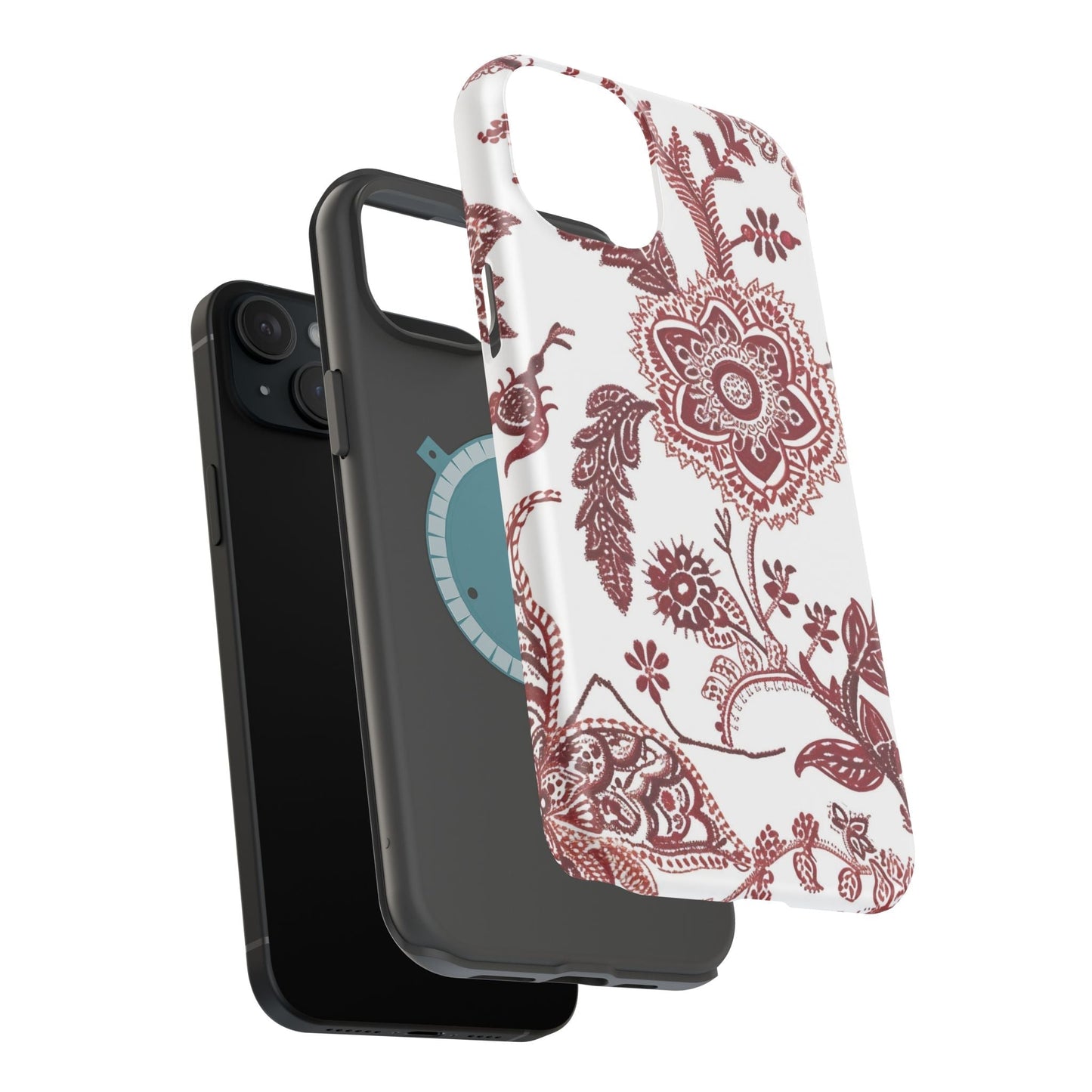 Floral Paisley Magnetic Impact - Resistant Phone Case - DIGITAL X