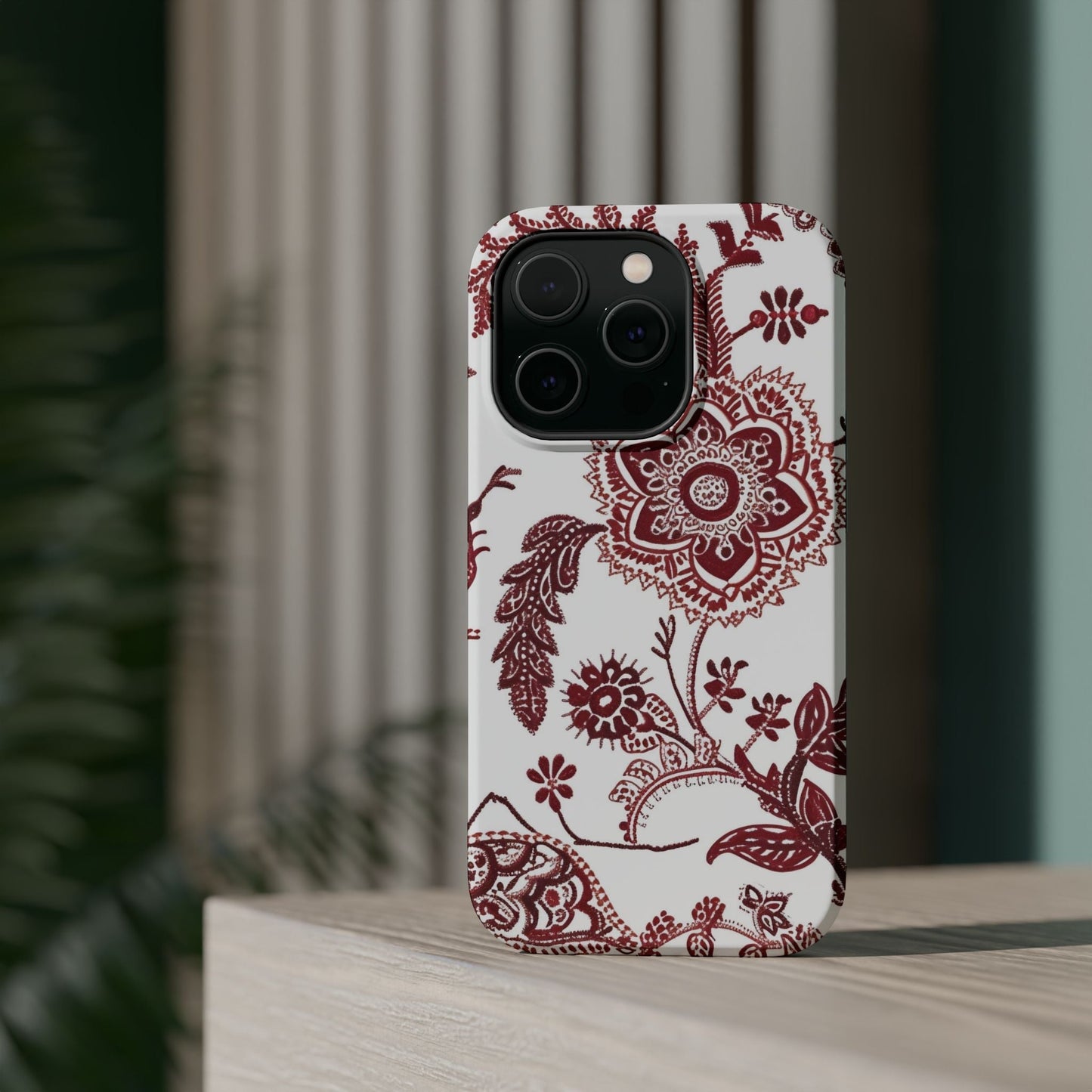 Floral Paisley Magnetic Impact - Resistant Phone Case - DIGITAL X