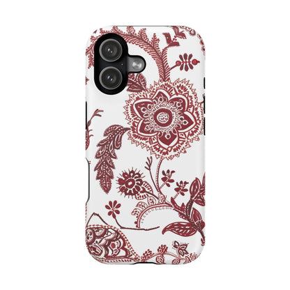 Floral Paisley Magnetic Impact - Resistant Phone Case - DIGITAL X