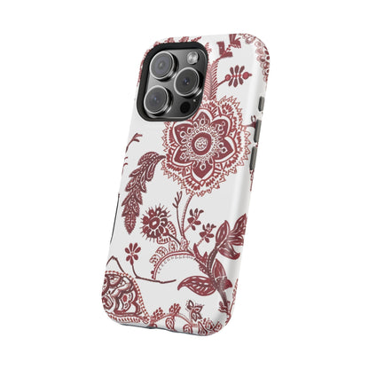 Floral Paisley Magnetic Impact - Resistant Phone Case - DIGITAL X