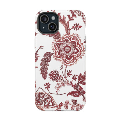 Floral Paisley Magnetic Impact - Resistant Phone Case - DIGITAL X