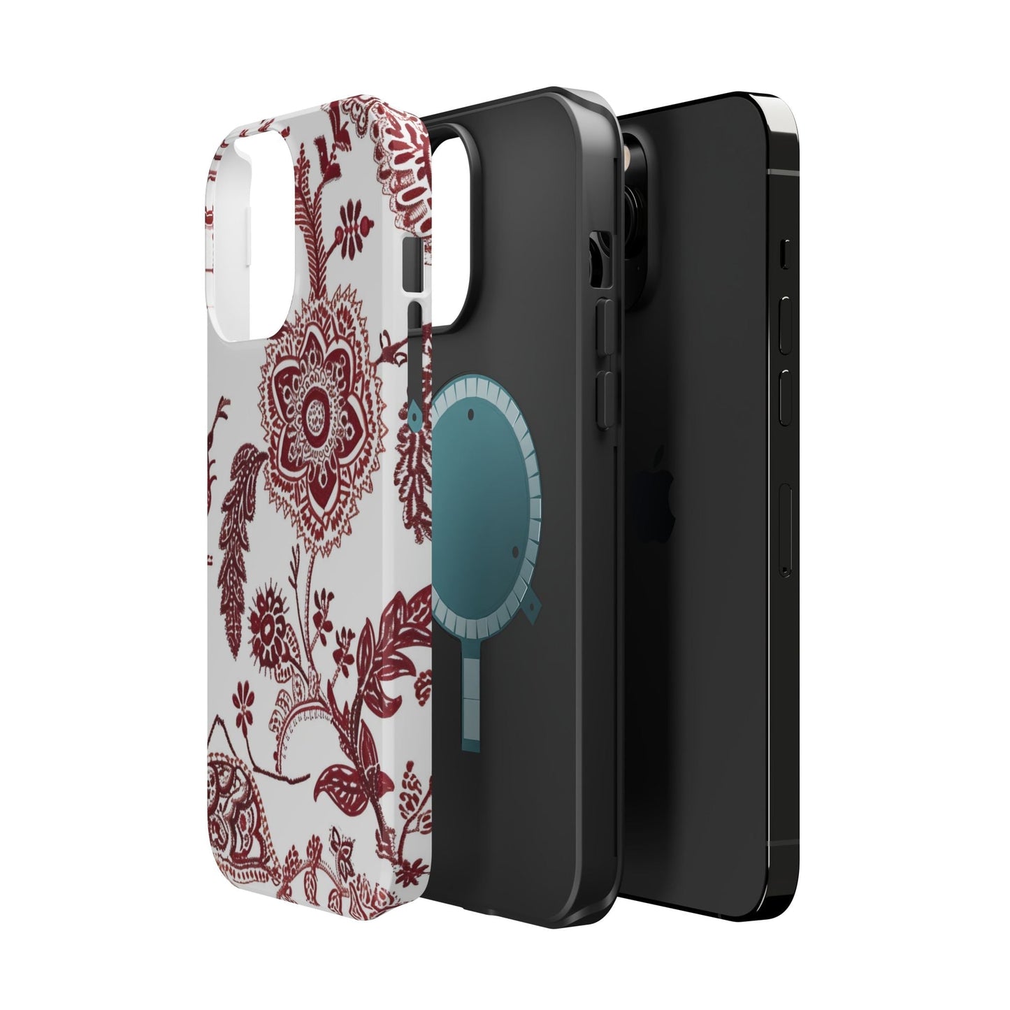 Floral Paisley Magnetic Impact - Resistant Phone Case - DIGITAL X