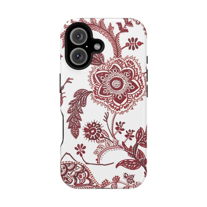 Floral Paisley Magnetic Impact - Resistant Phone Case - DIGITAL X