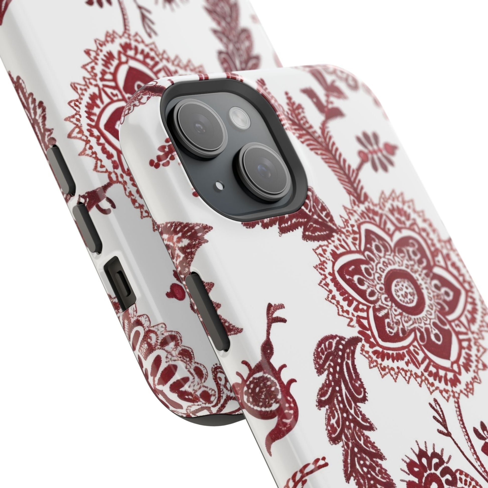 Floral Paisley Magnetic Impact - Resistant Phone Case - DIGITAL X
