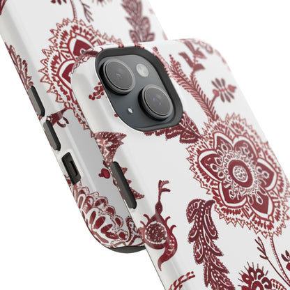Floral Paisley Magnetic Impact - Resistant Phone Case - DIGITAL X