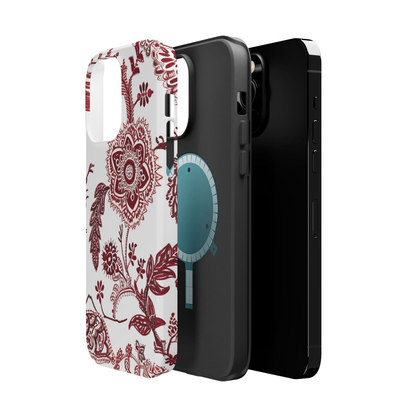 Floral Paisley Magnetic Impact - Resistant Phone Case - DIGITAL X