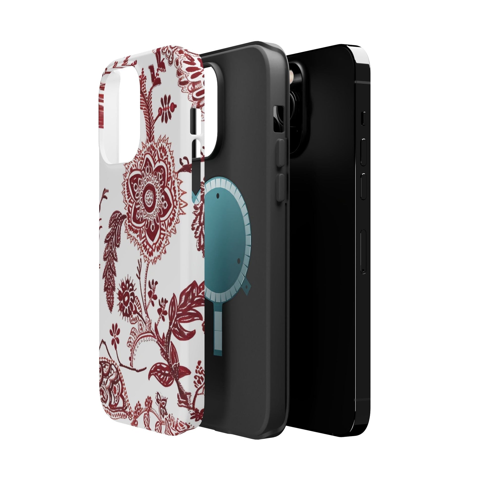 Floral Paisley Magnetic Impact - Resistant Phone Case - DIGITAL X