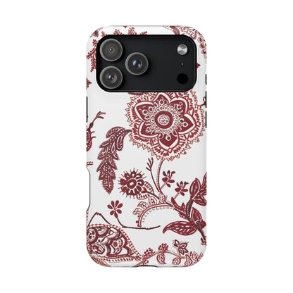 Floral Paisley Magnetic Impact - Resistant Phone Case - DIGITAL X