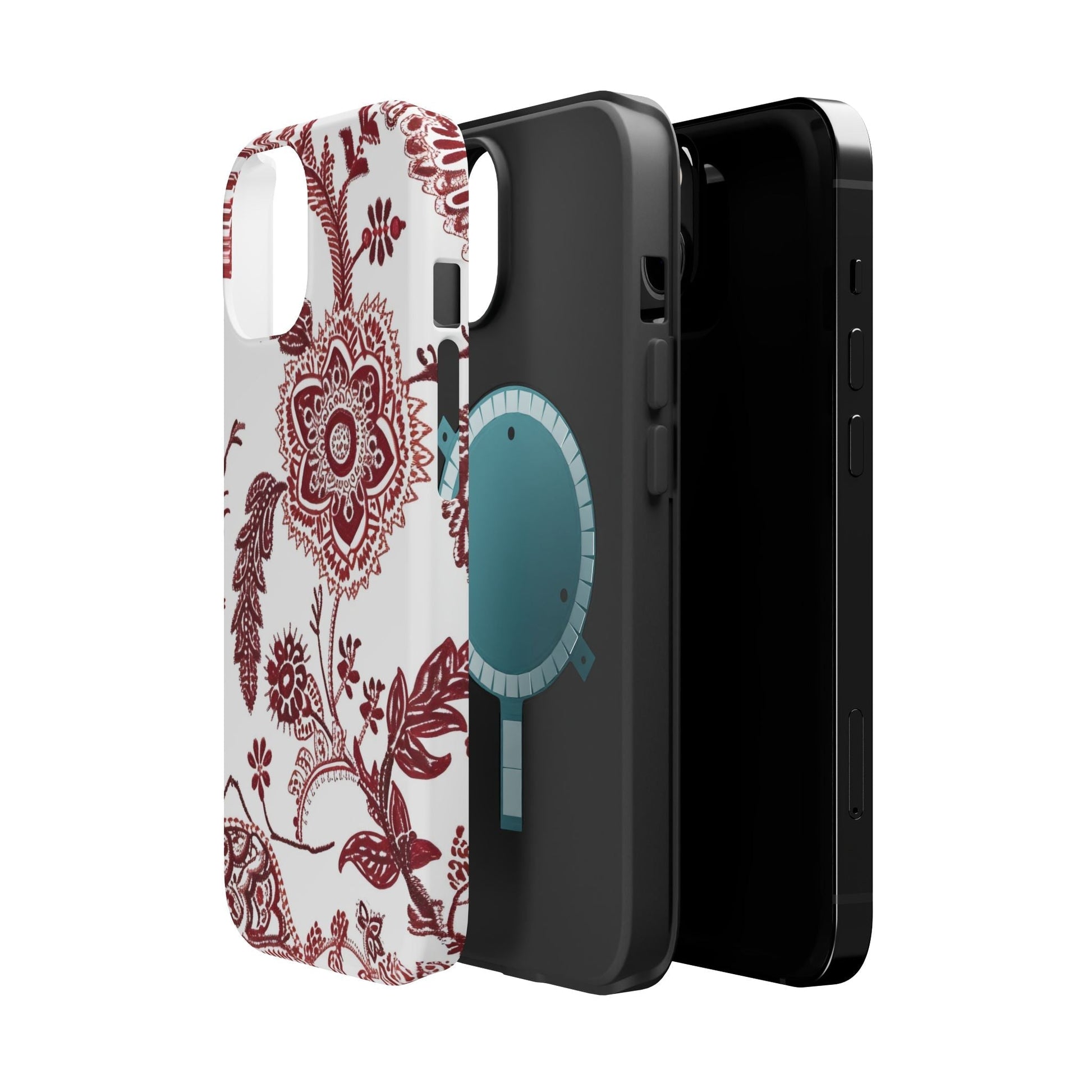 Floral Paisley Magnetic Impact - Resistant Phone Case - DIGITAL X