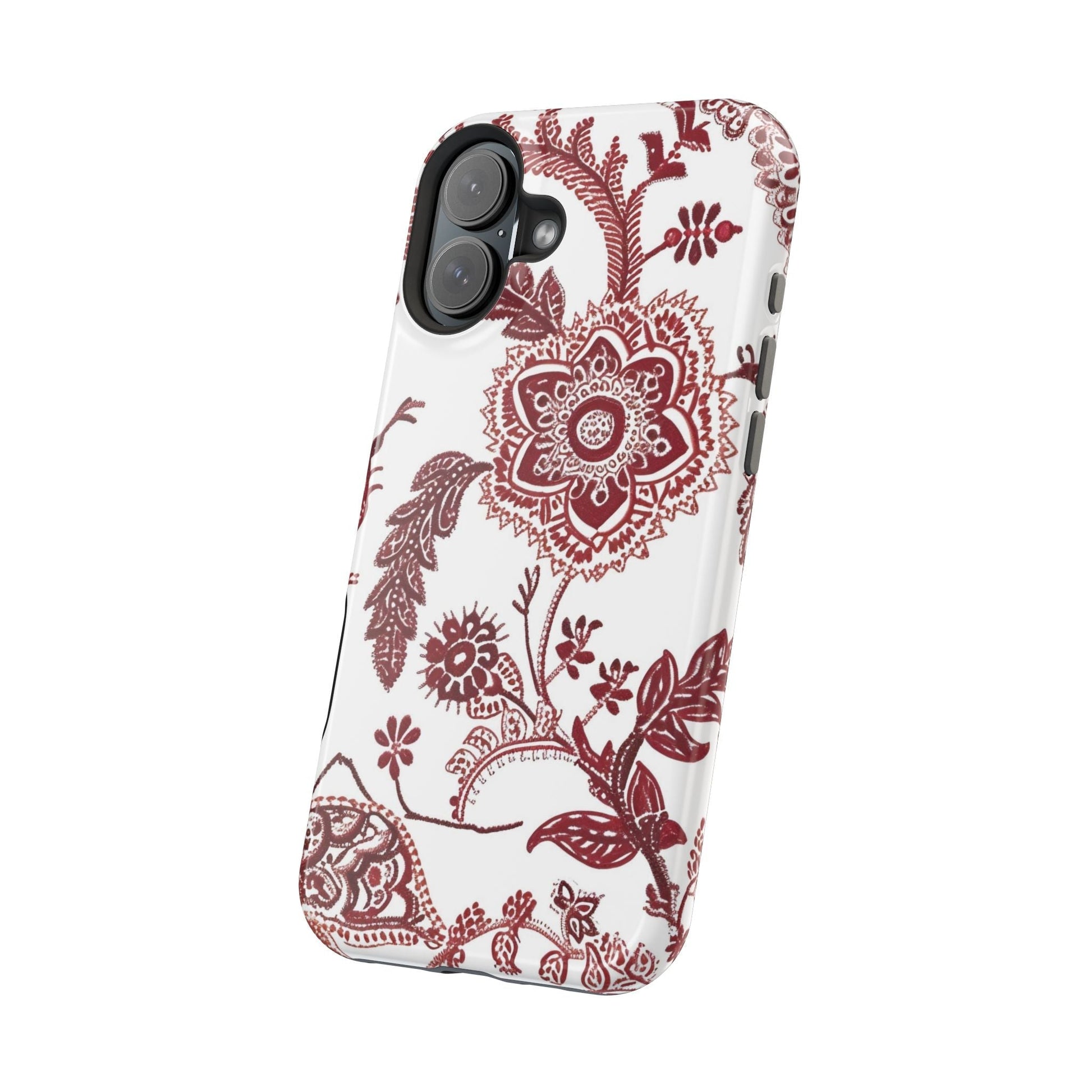 Floral Paisley Magnetic Impact - Resistant Phone Case - DIGITAL X