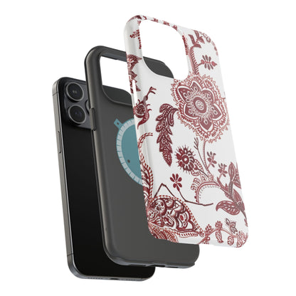 Floral Paisley Magnetic Impact - Resistant Phone Case - DIGITAL X