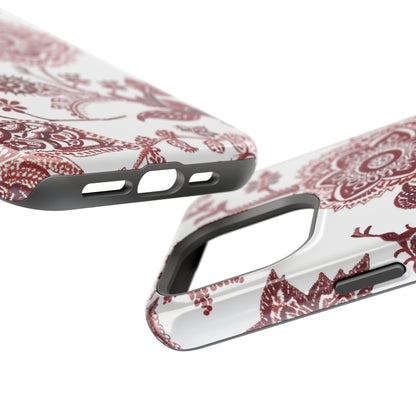 Floral Paisley Magnetic Impact - Resistant Phone Case - DIGITAL X