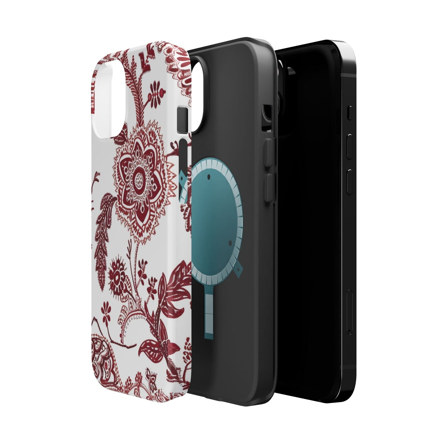 Floral Paisley Magnetic Impact - Resistant Phone Case - DIGITAL X