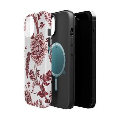 Floral Paisley Magnetic Impact - Resistant Phone Case - DIGITAL X