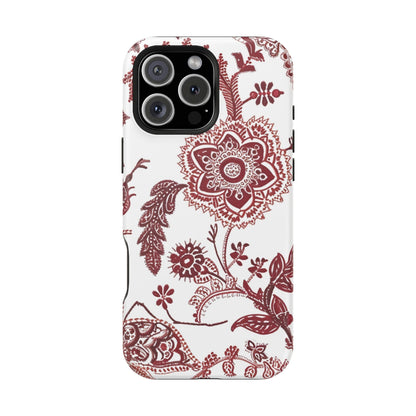 Floral Paisley Magnetic Impact - Resistant Phone Case - DIGITAL X