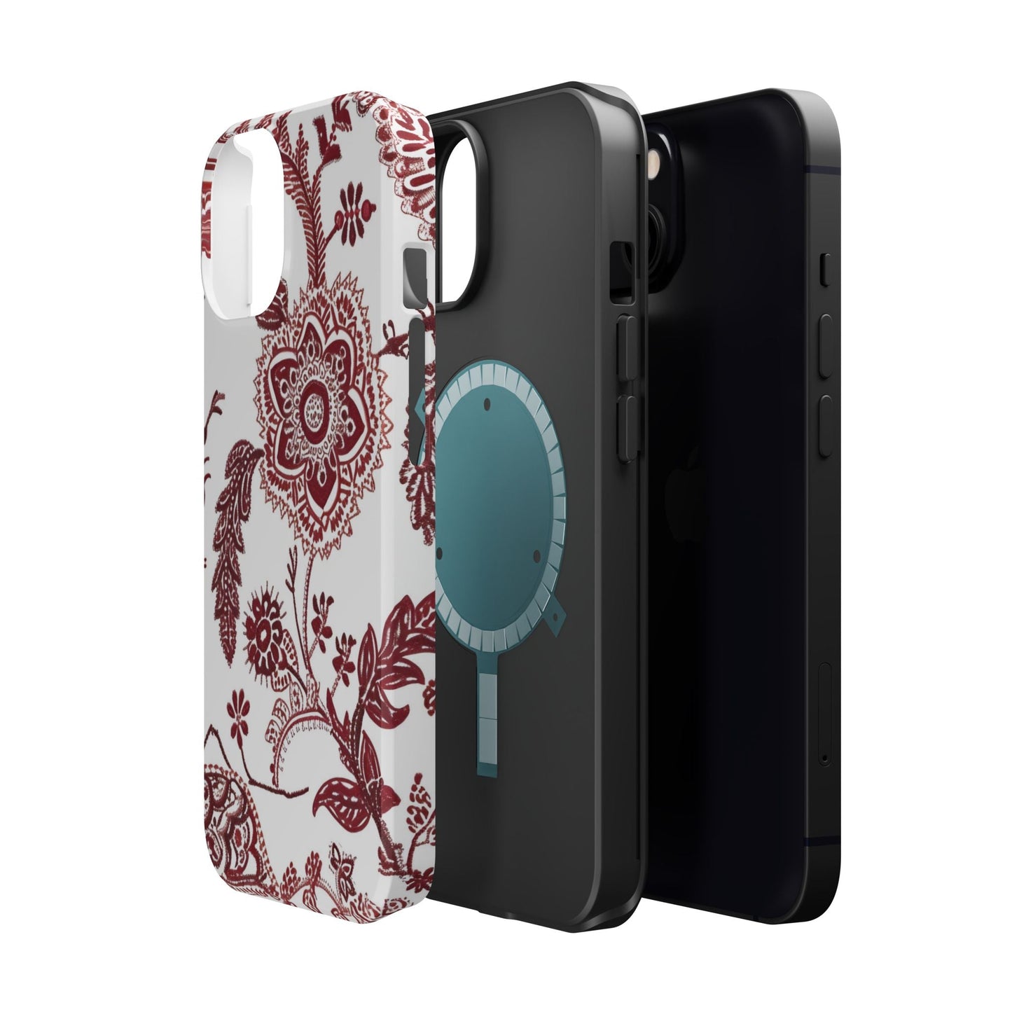 Floral Paisley Magnetic Impact - Resistant Phone Case - DIGITAL X