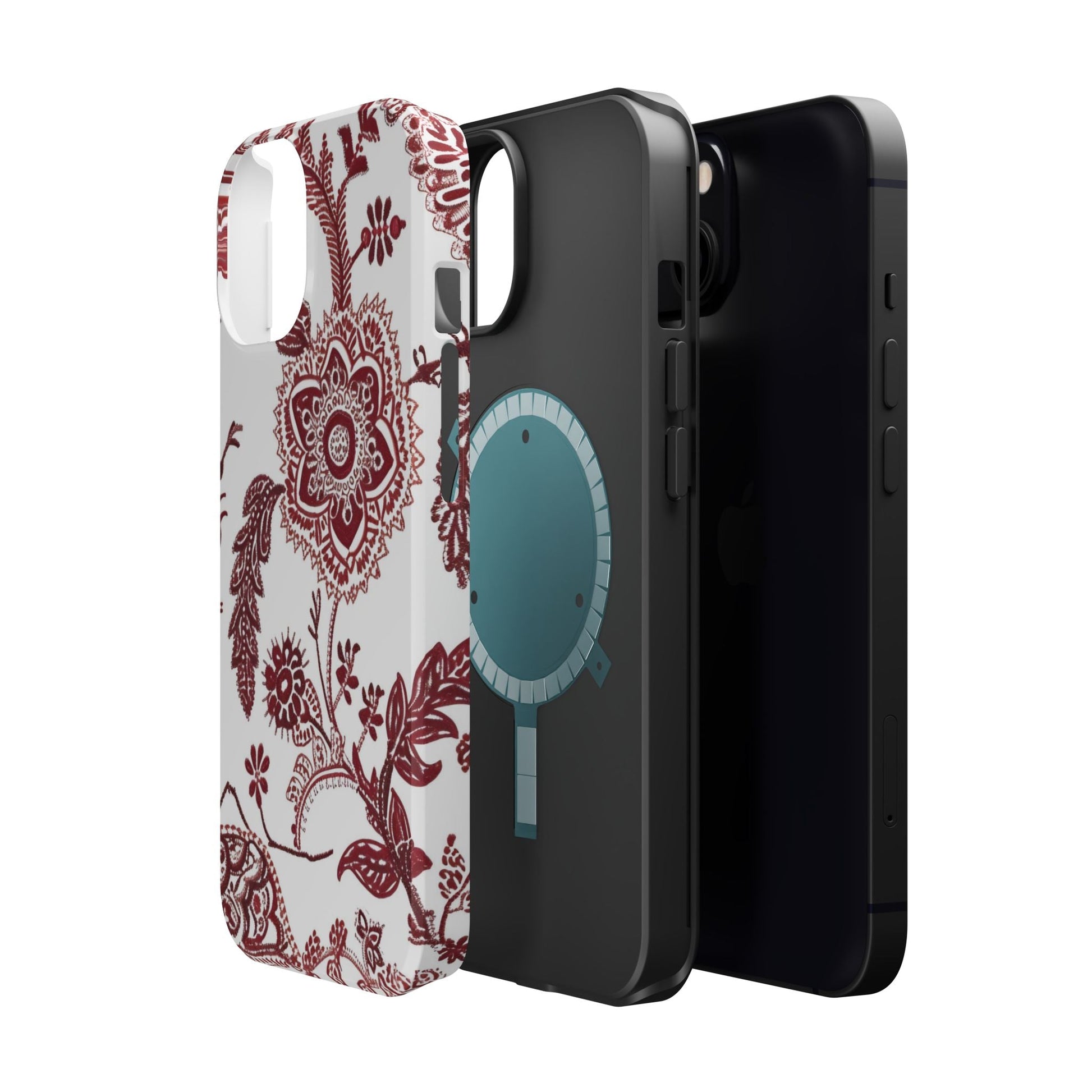 Floral Paisley Magnetic Impact - Resistant Phone Case - DIGITAL X