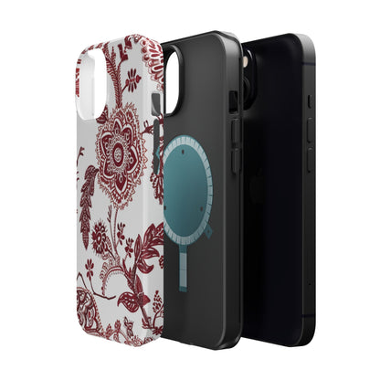 Floral Paisley Magnetic Impact - Resistant Phone Case - DIGITAL X