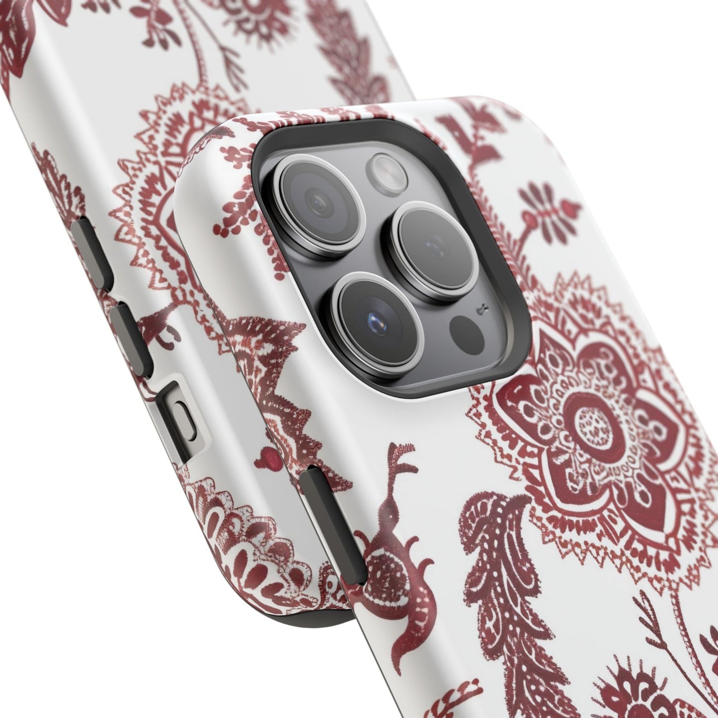 Floral Paisley Magnetic Impact - Resistant Phone Case - DIGITAL X
