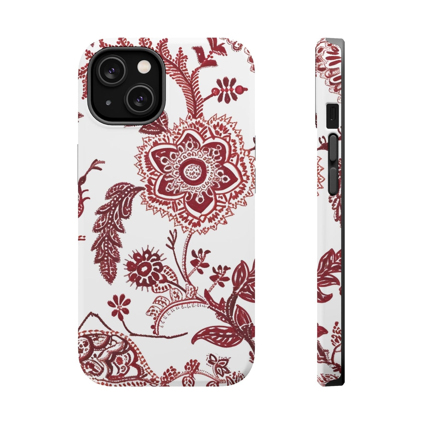 Floral Paisley Magnetic Impact - Resistant Phone Case - DIGITAL X