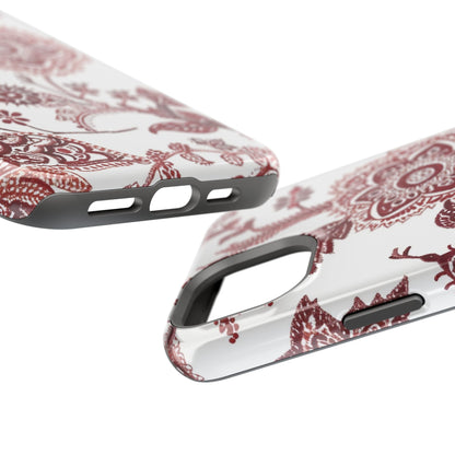 Floral Paisley Magnetic Impact - Resistant Phone Case - DIGITAL X
