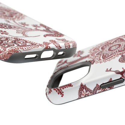 Floral Paisley Magnetic Impact - Resistant Phone Case - DIGITAL X