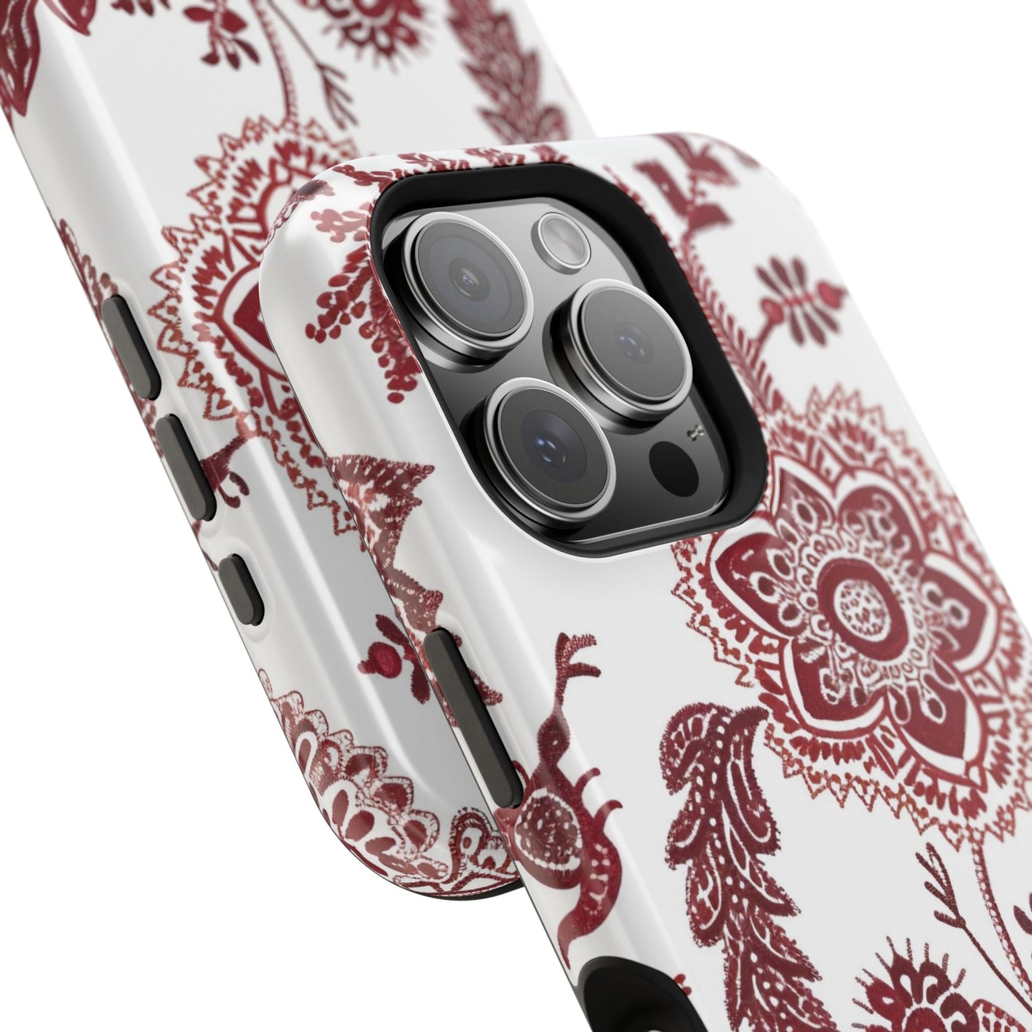 Floral Paisley Magnetic Impact - Resistant Phone Case - DIGITAL X
