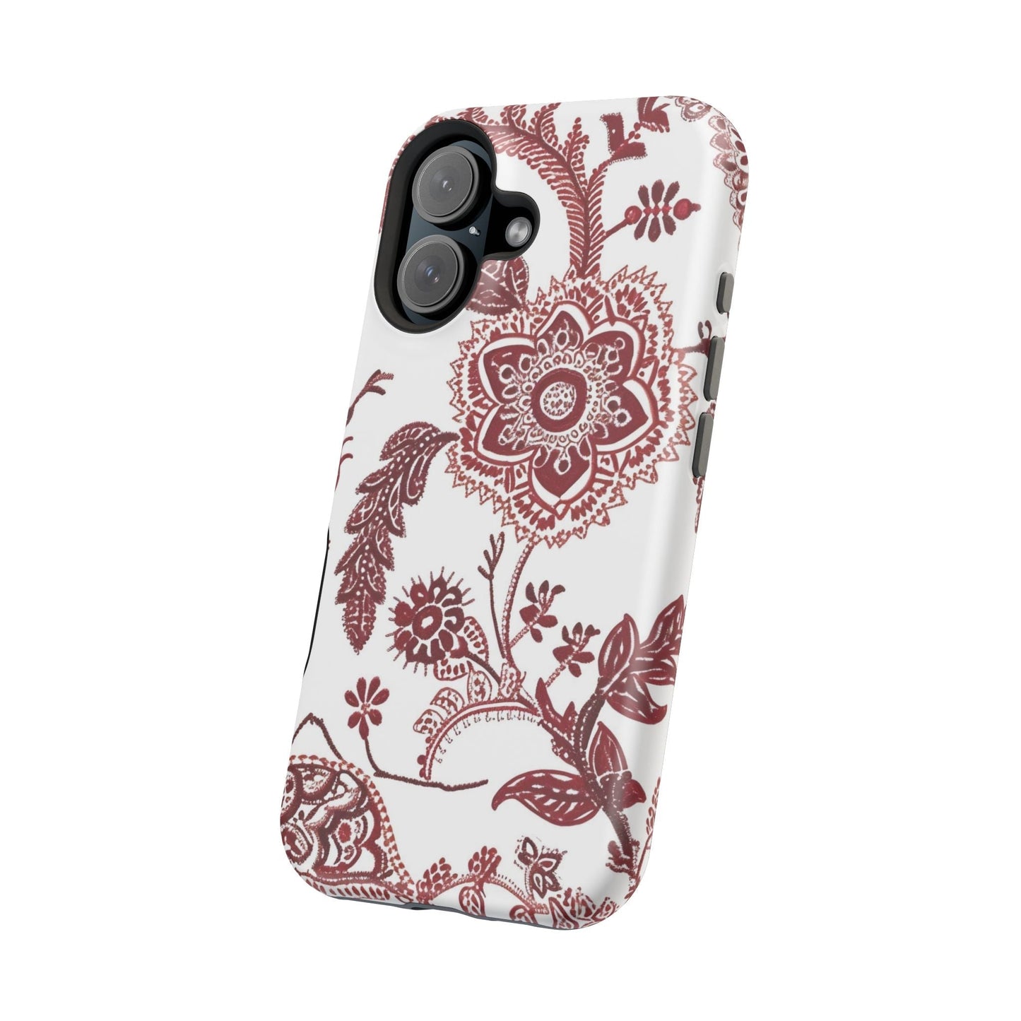 Floral Paisley Magnetic Impact - Resistant Phone Case - DIGITAL X