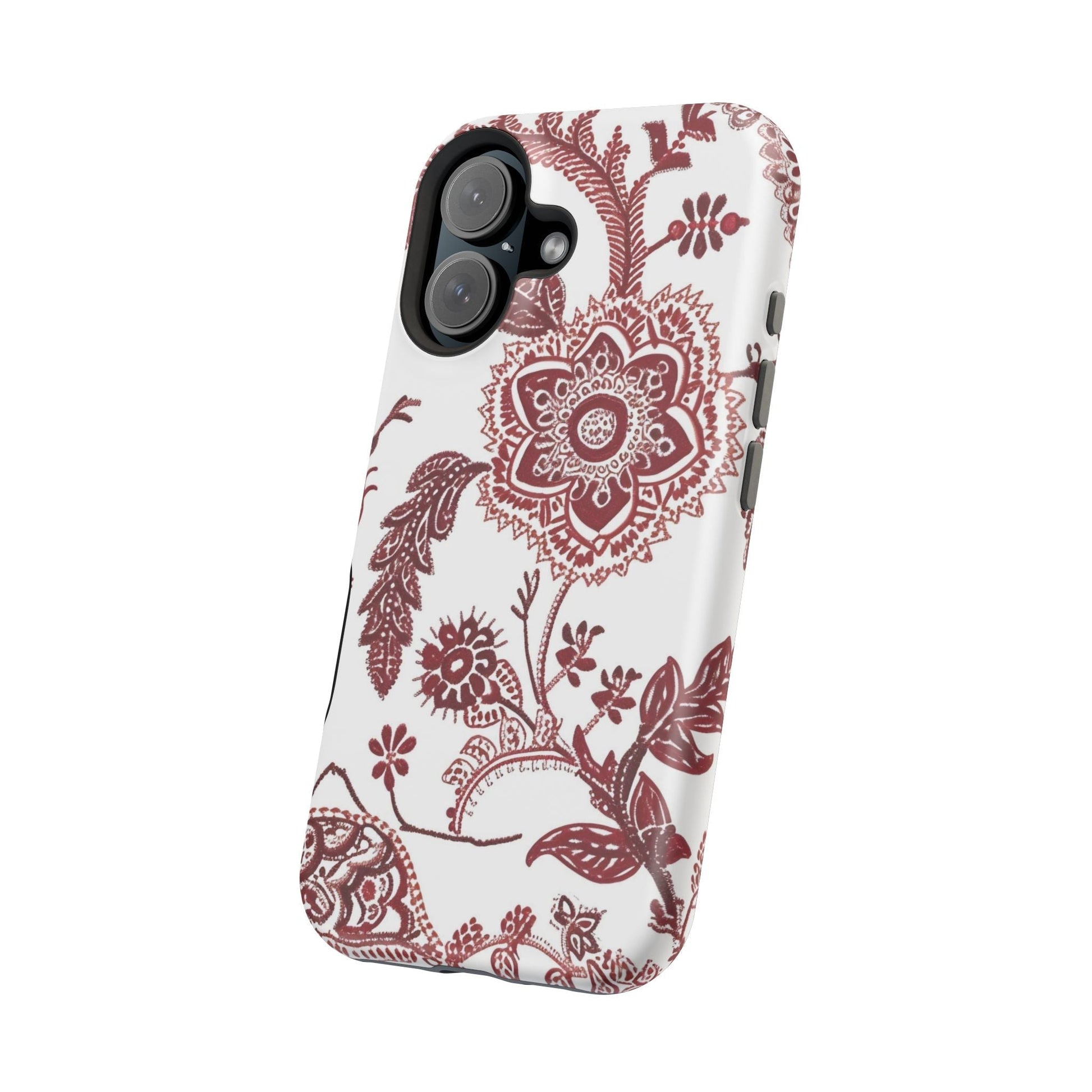 Floral Paisley Magnetic Impact - Resistant Phone Case - DIGITAL X
