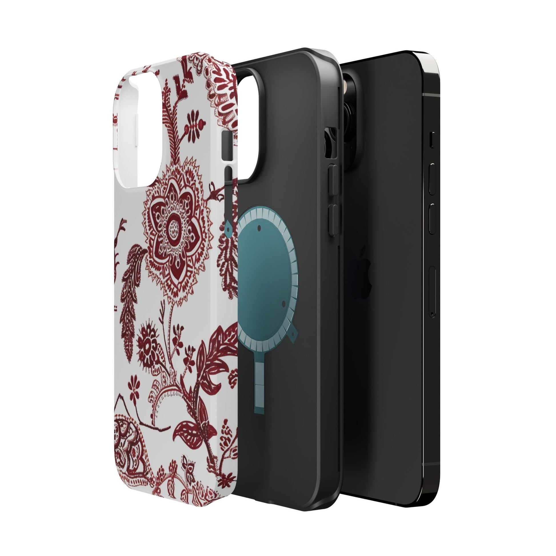 Floral Paisley Magnetic Impact - Resistant Phone Case - DIGITAL X