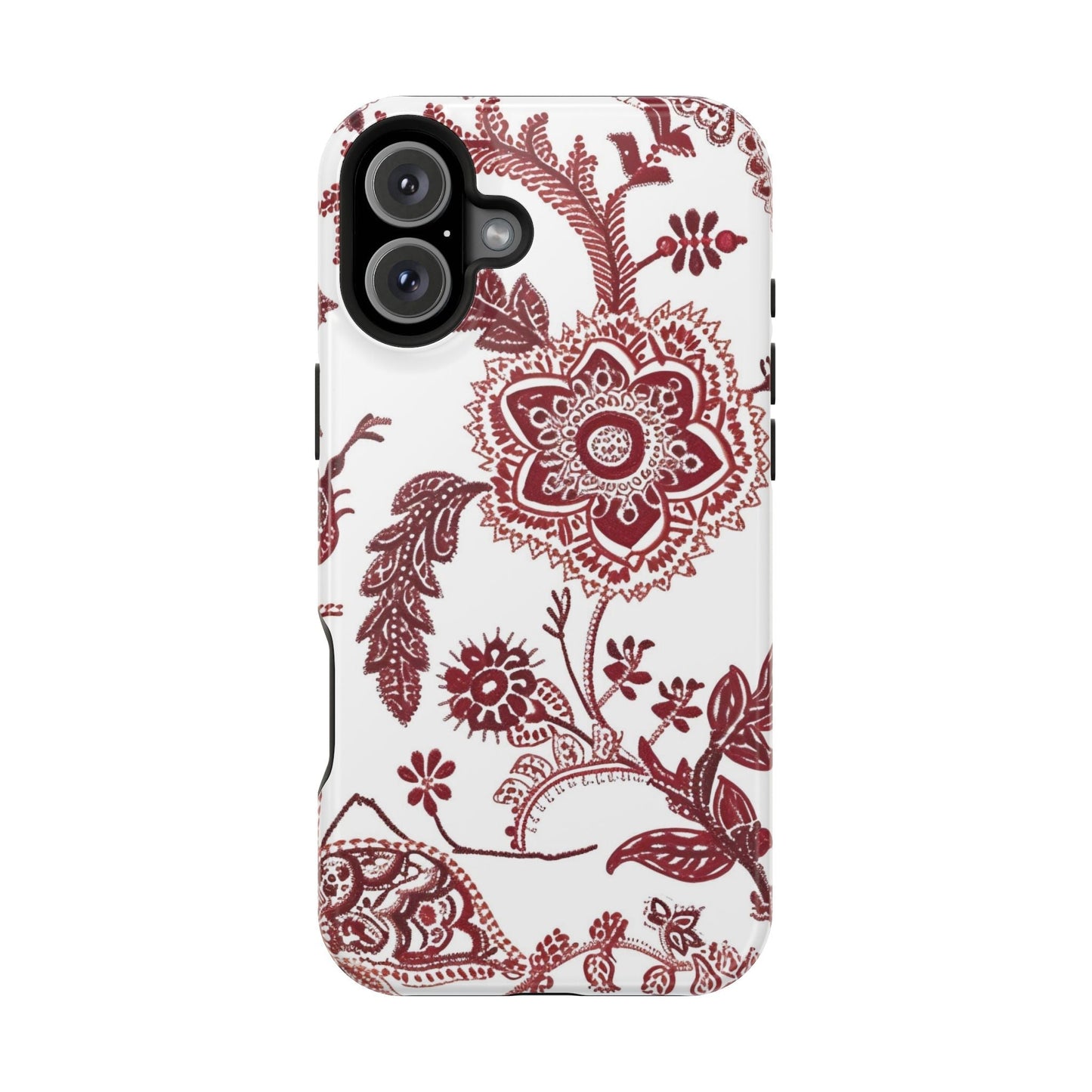 Floral Paisley Magnetic Impact - Resistant Phone Case - DIGITAL X