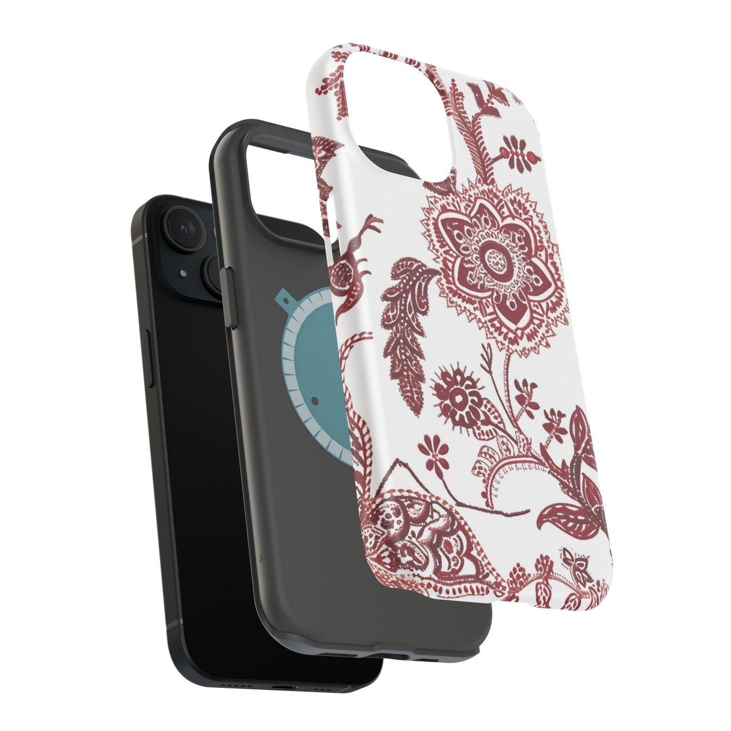 Floral Paisley Magnetic Impact - Resistant Phone Case - DIGITAL X