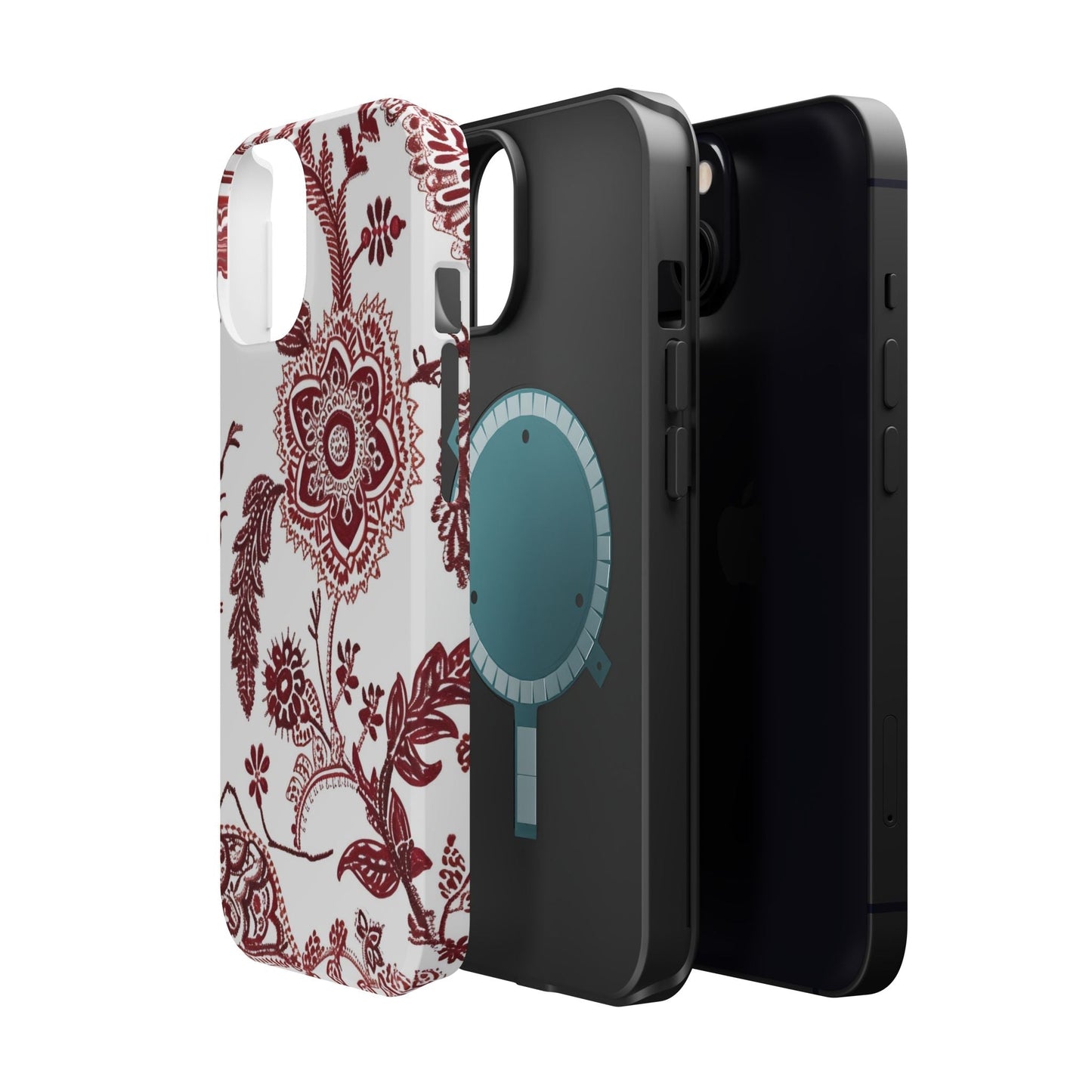 Floral Paisley Magnetic Impact - Resistant Phone Case - DIGITAL X