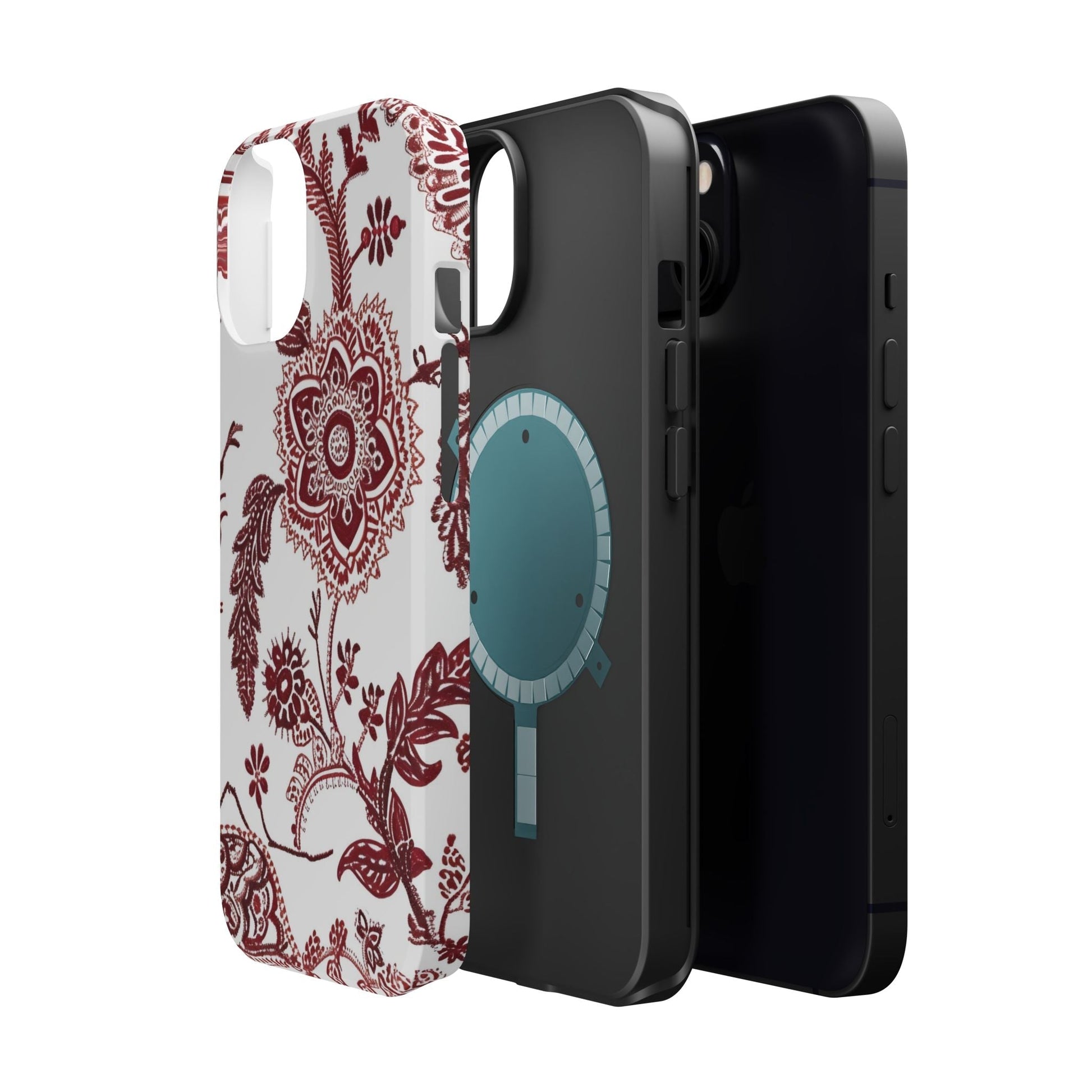 Floral Paisley Magnetic Impact - Resistant Phone Case - DIGITAL X