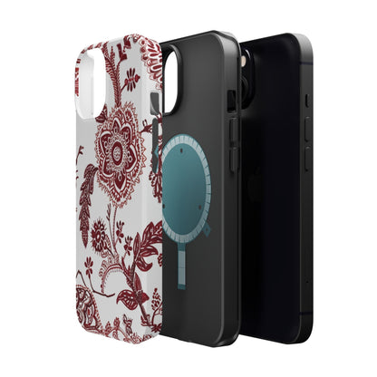 Floral Paisley Magnetic Impact - Resistant Phone Case - DIGITAL X